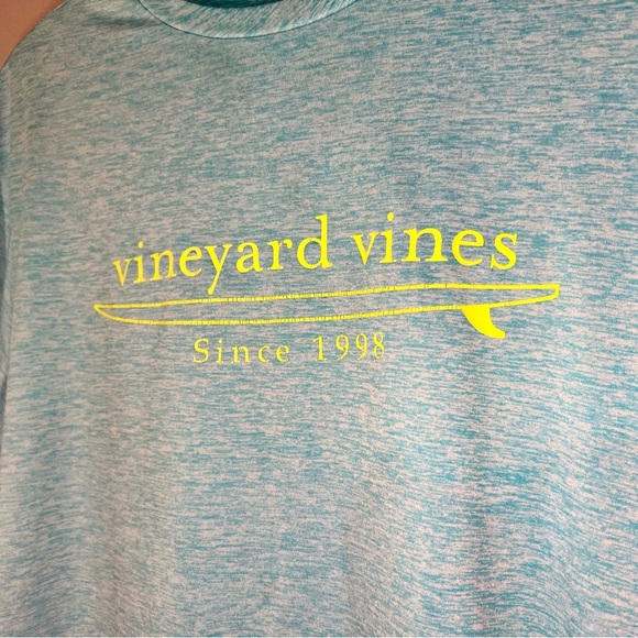 Vineyard Vines Surfboard Logo Harbor Performance T-Shirt Blue Size Small - Picture 4 of 6